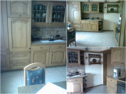 K&uuml;chenzeile mit K&uuml;hlschrank
