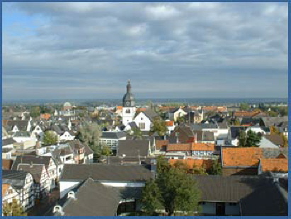 Blick auf Rheinbach, vom Hexenturm aus